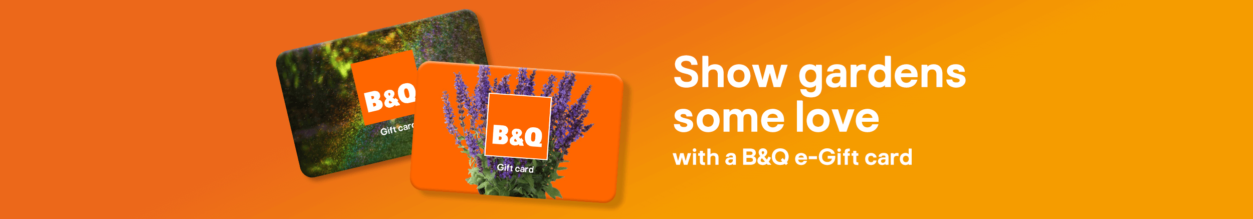 Shop B&Q e-Gift cards