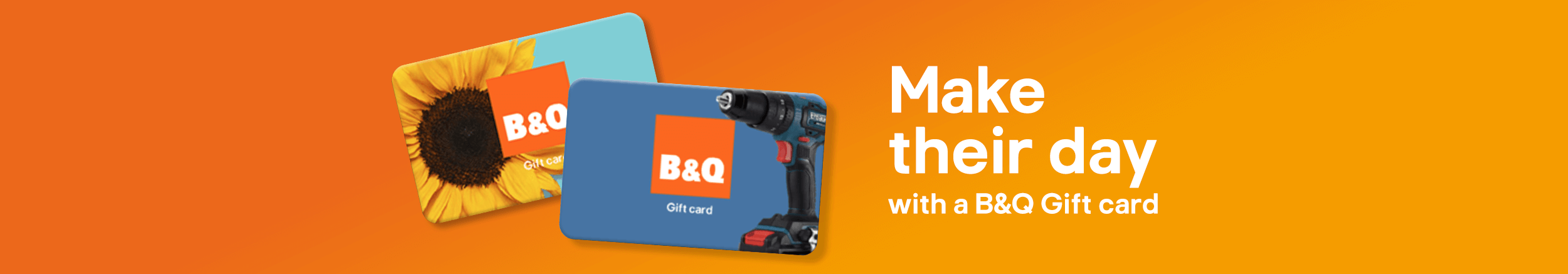 Shop B&Q Gift cards