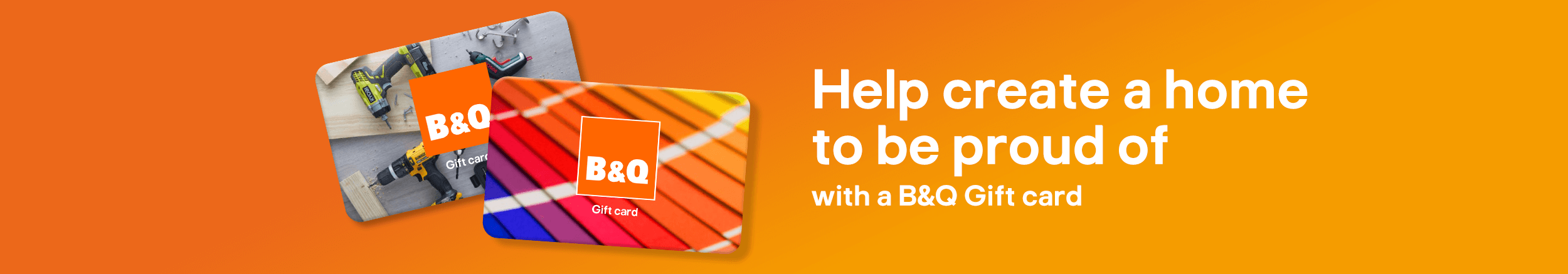 Shop B&Q Gift cards